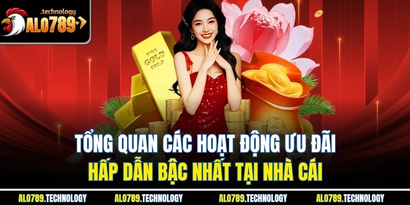 Tổng quan các hoạt động ưu đãi hấp dẫn bậc nhất tại nhà cái alo789